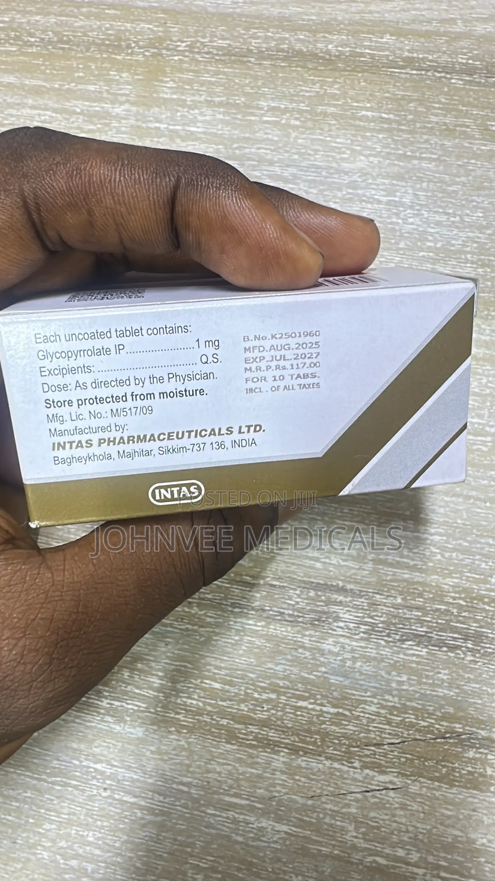 Glycopyrrolate Tablet 1mg