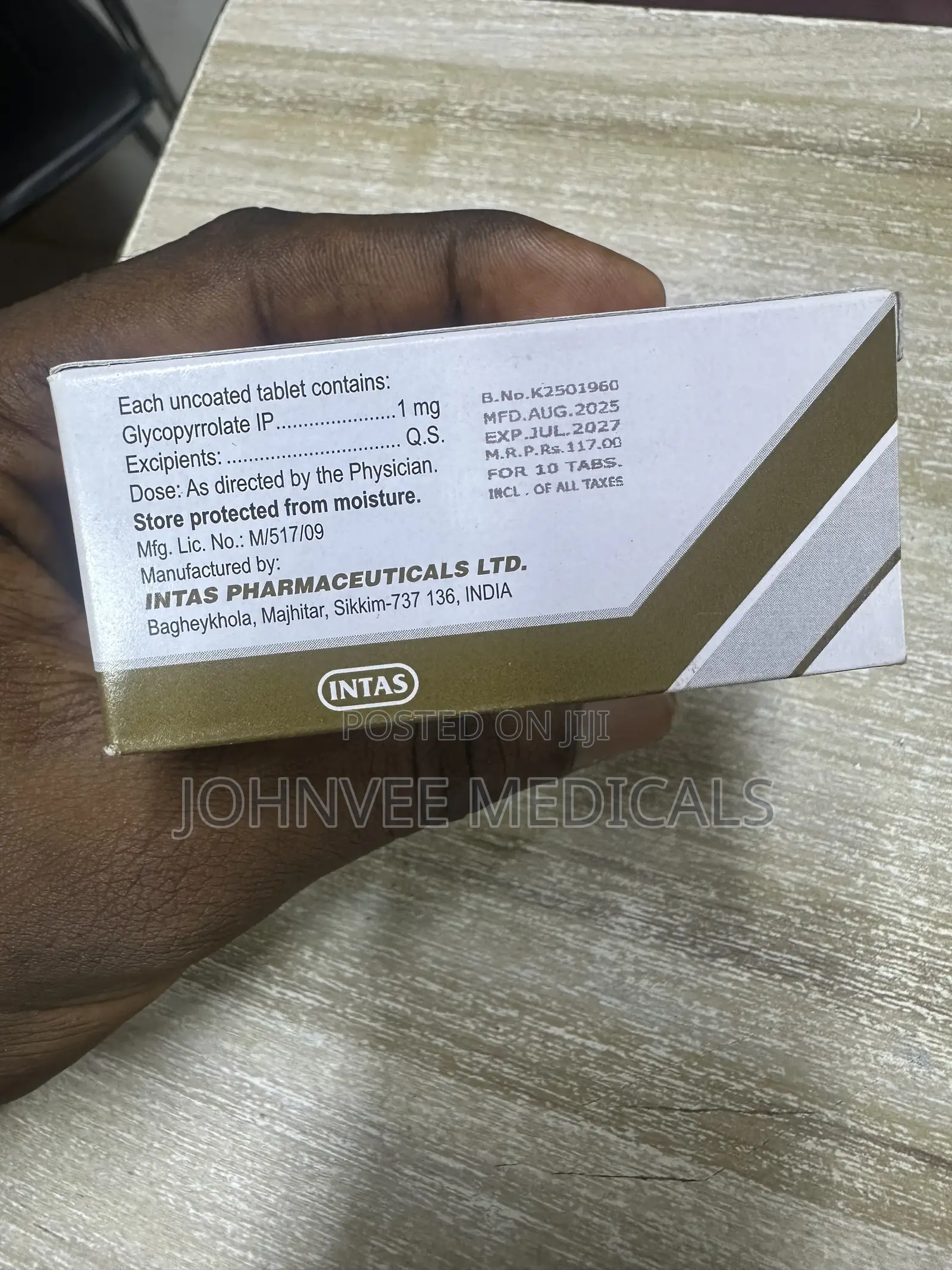 Glycopyrrolate Tablet 1mg