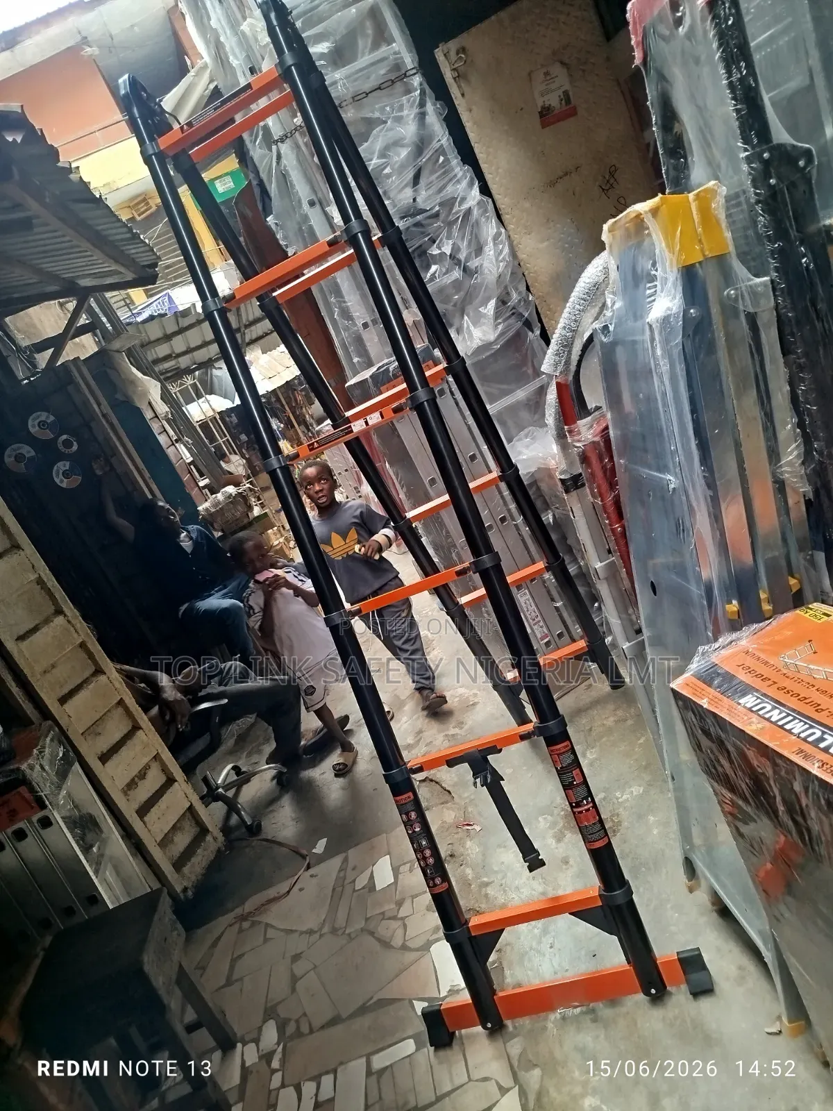 Telescope Ladder 2.5m by 2.5m Double 5meters