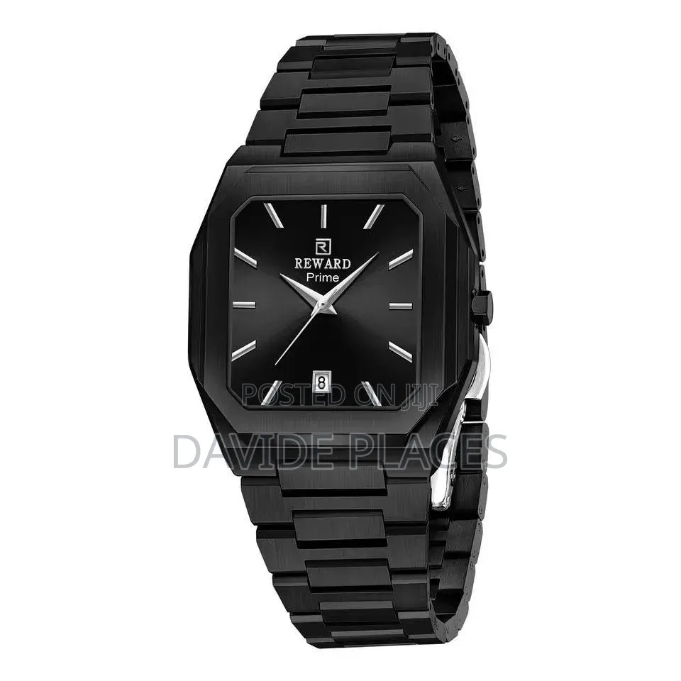 Reward Ultra-Slim, Stainless Steel, Unisex Chain Watch, With Date, STR