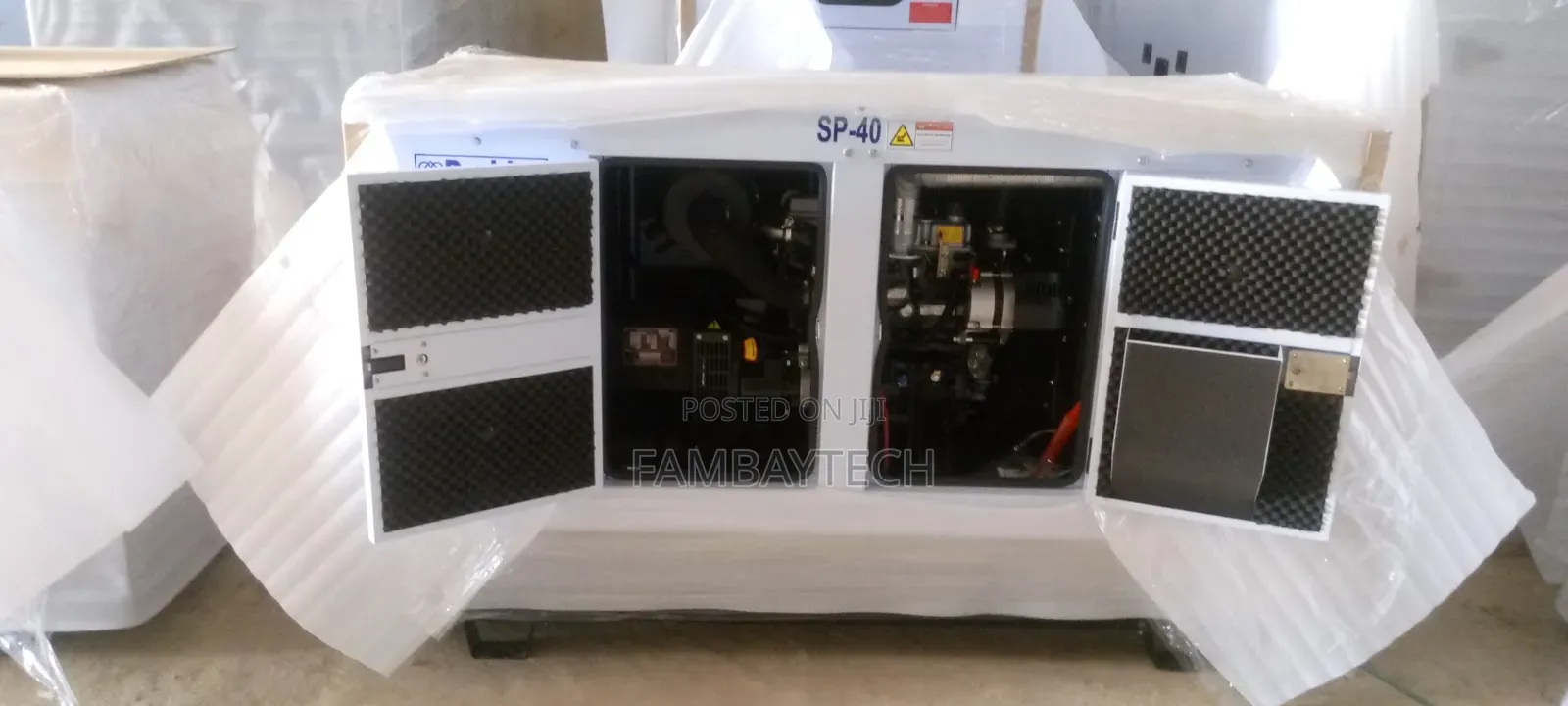 Rugged Perkins 40kva Generator Ready for Work