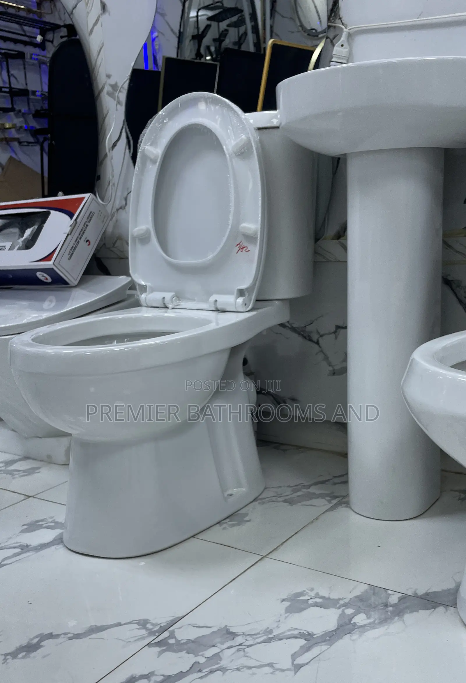Complete Set of White Water Closet 50