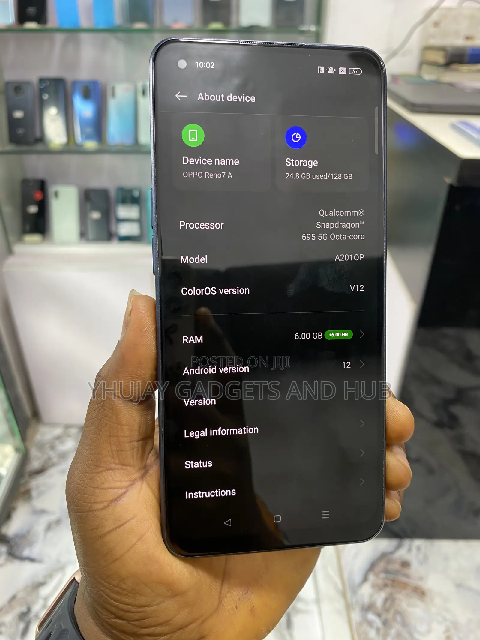 Oppo Reno7 4G 256 GB Blue