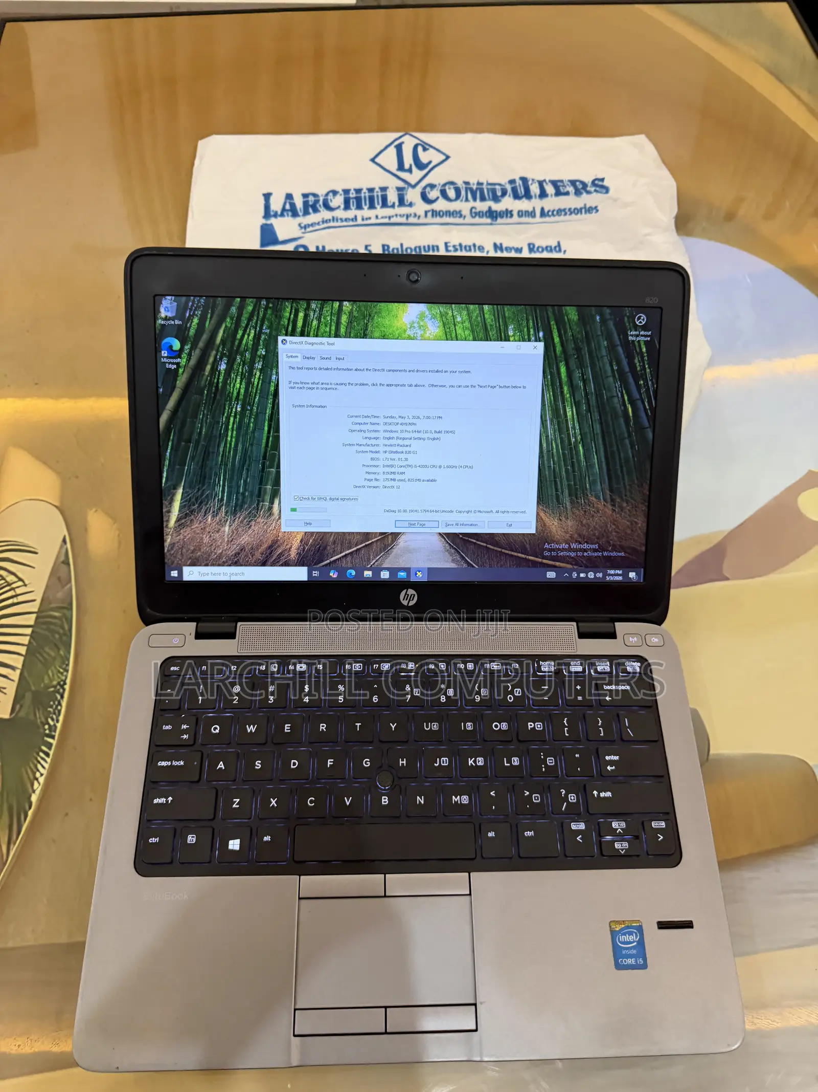 Laptop HP EliteBook 820 G1 8GB Intel Core i5 HDD+SSD 500GB