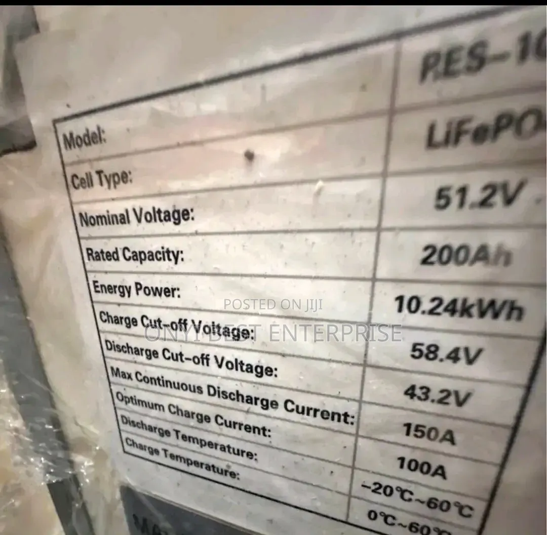 Hyper Power Lithium Ion Battery 10kwh 51.2v