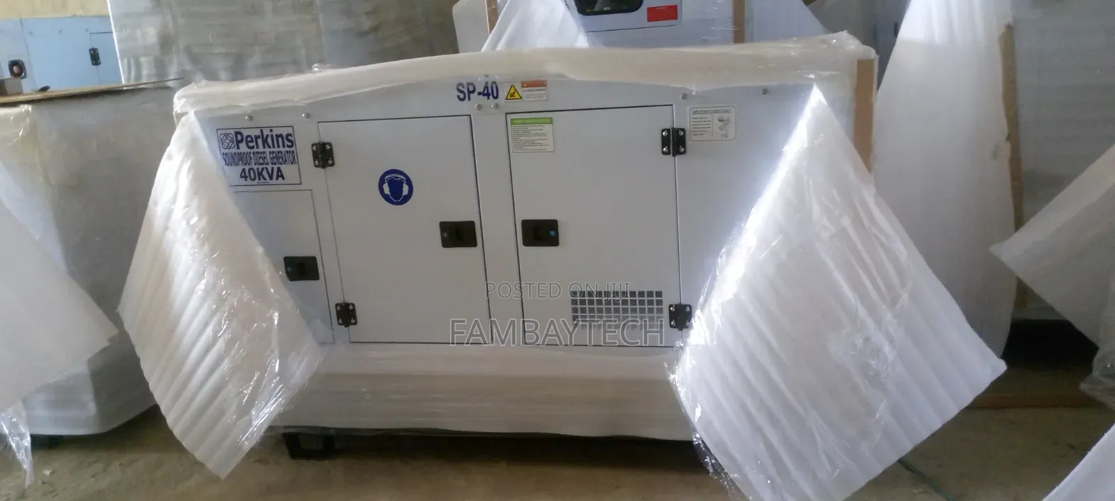 Perkins 40kva Soundproof Generator – Power Without Disturbance
