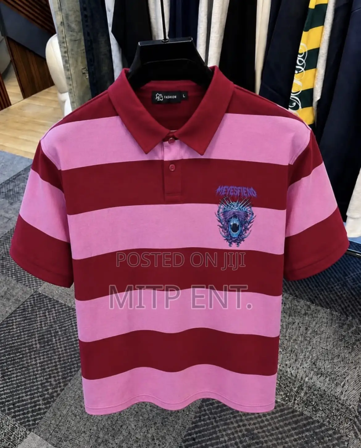 Meyesfiend Collar Neck Shirt/Top