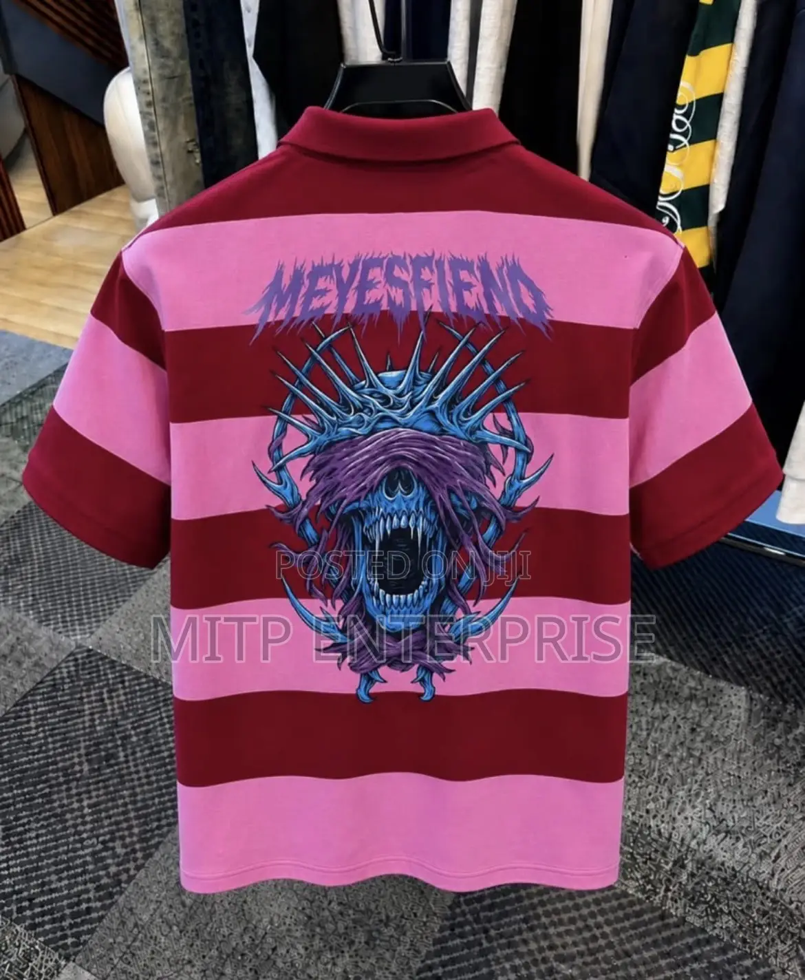 Meyesfiend Collar Neck Shirt/Top
