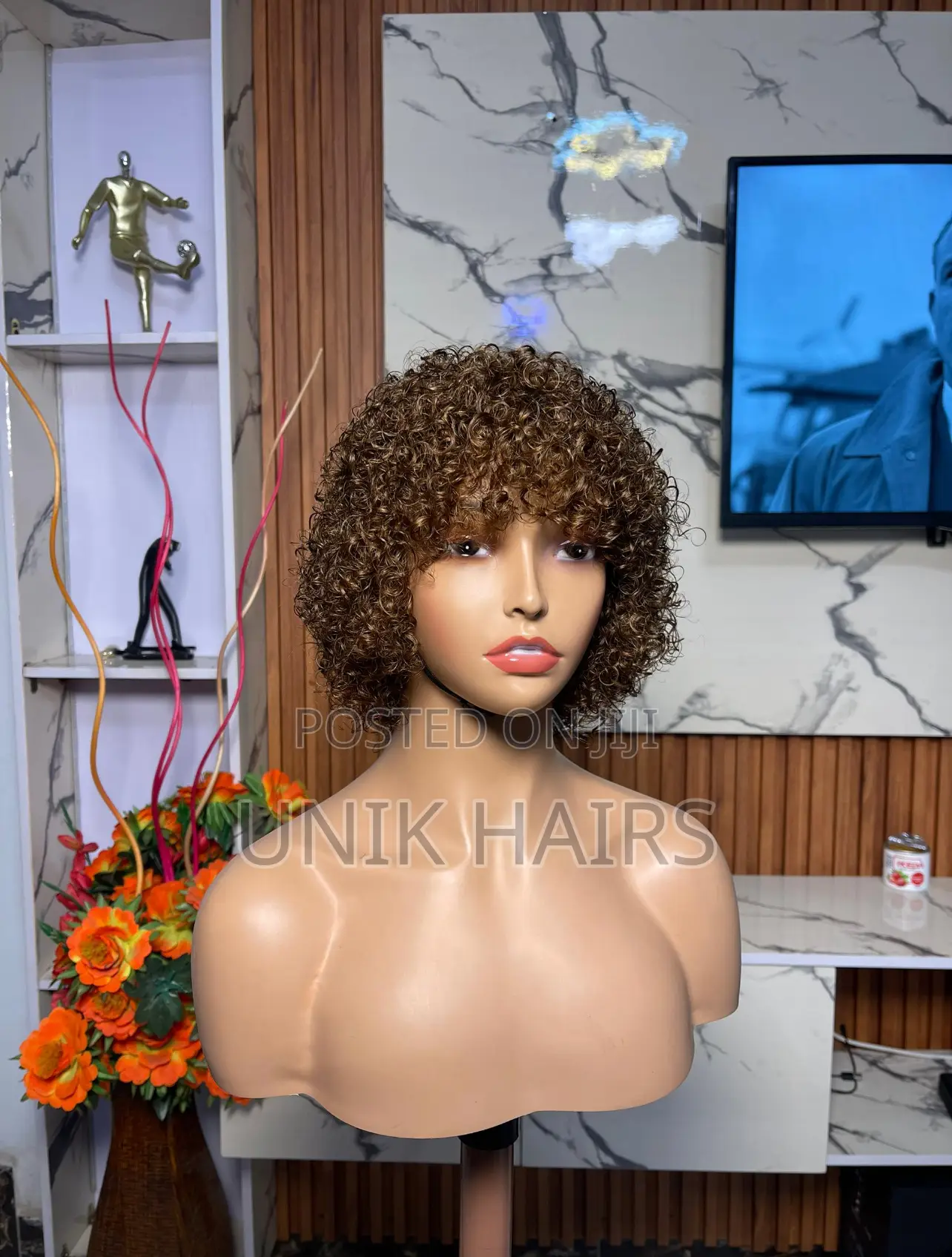Short Jerrycurl Fringe