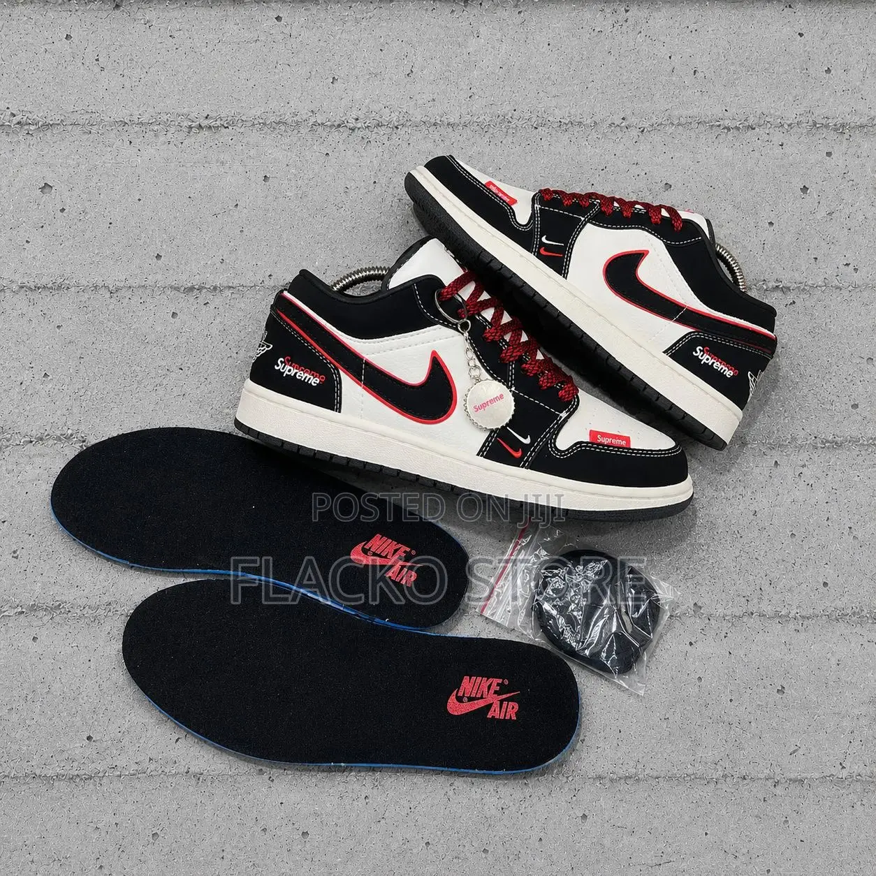 Original Supreme Air Jordan 1 Custom Sneakers