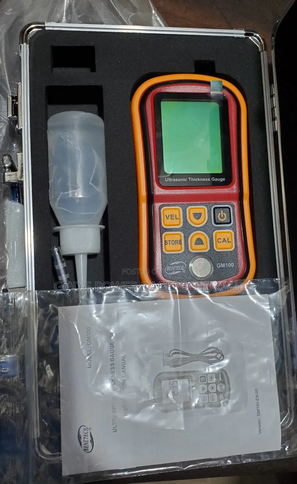 Benetech Gm100 Ultrasonic Thickness Gauge