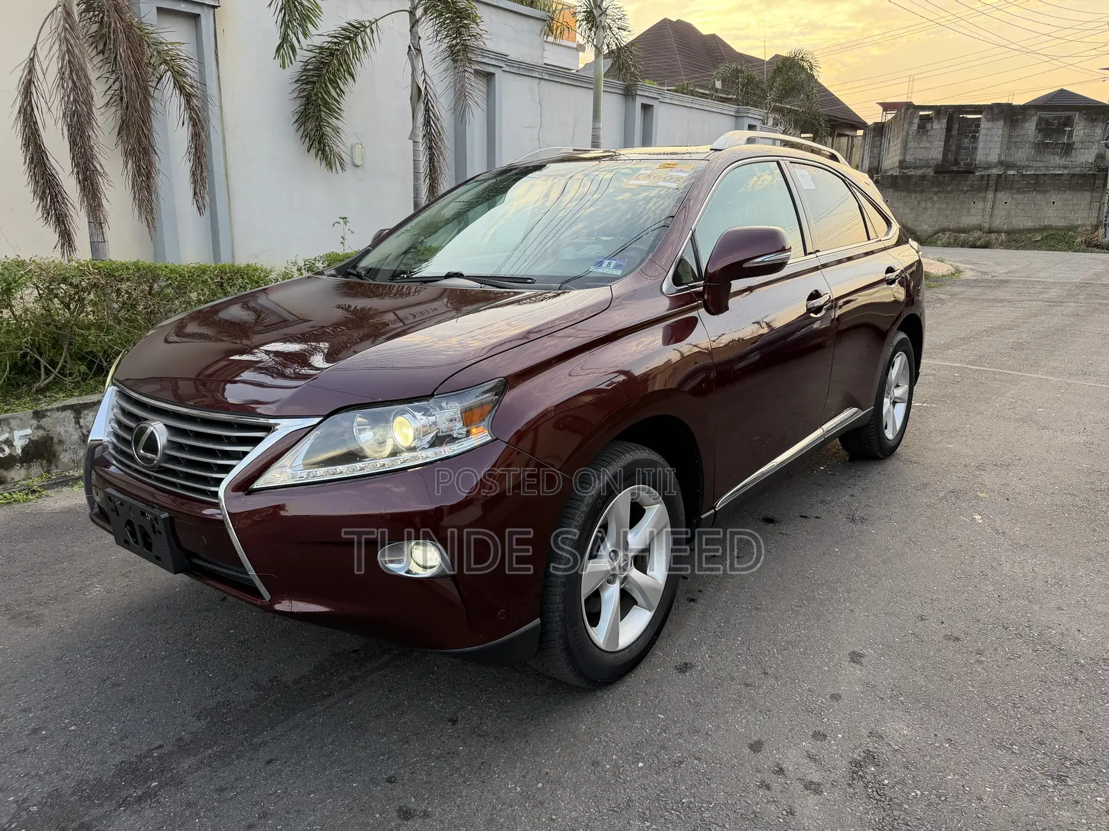Lexus RX 350 AWD 2015 Burgundy
