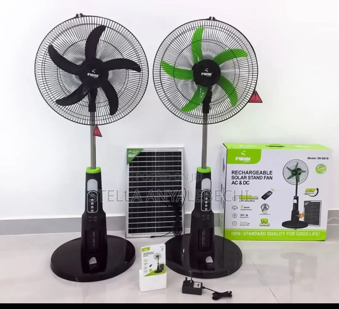 Ac/Dc Rechargeable Solar Standing Fan With Mosquitoe Killer
