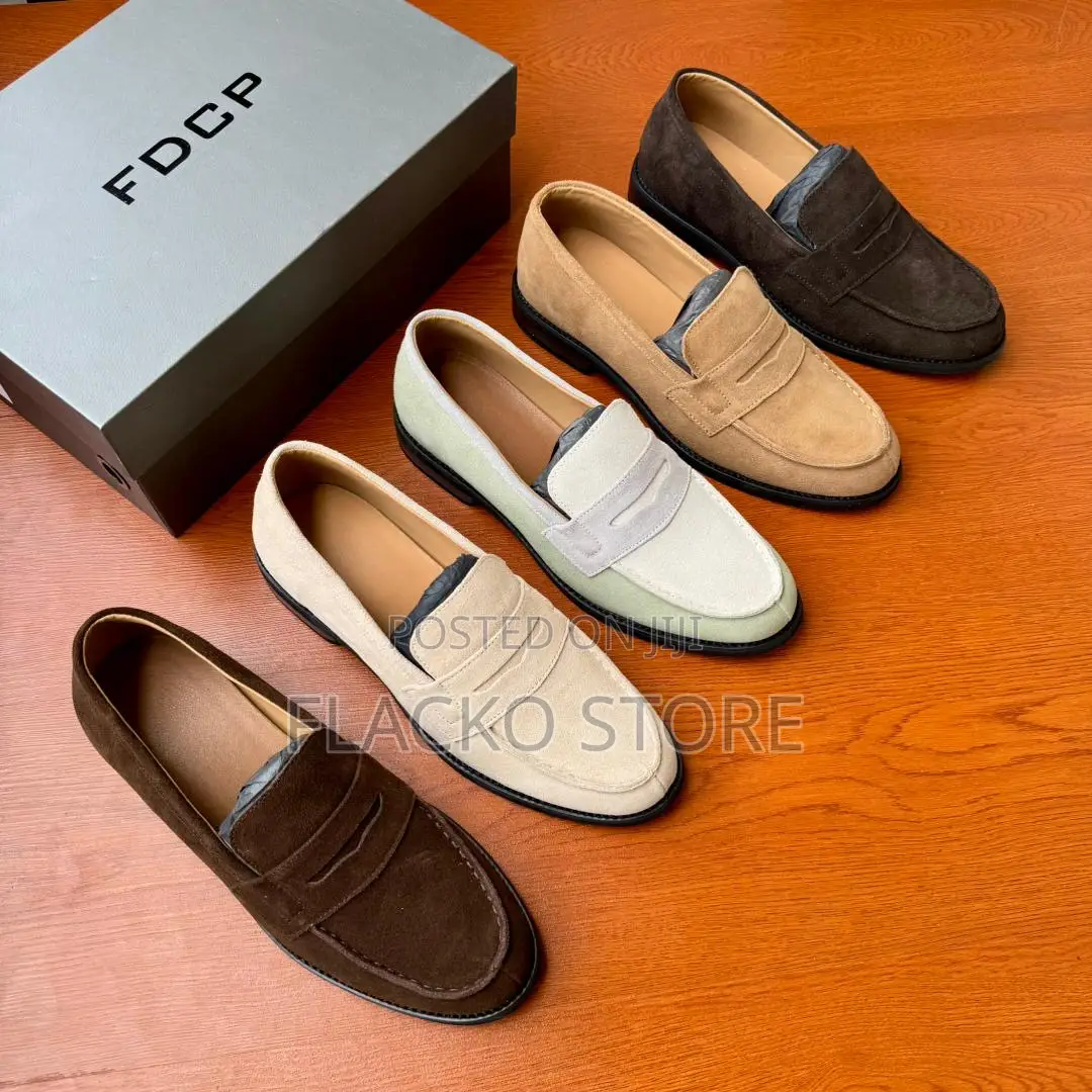 Original 180 Boxcalf Suede Penny Loafers Shoes