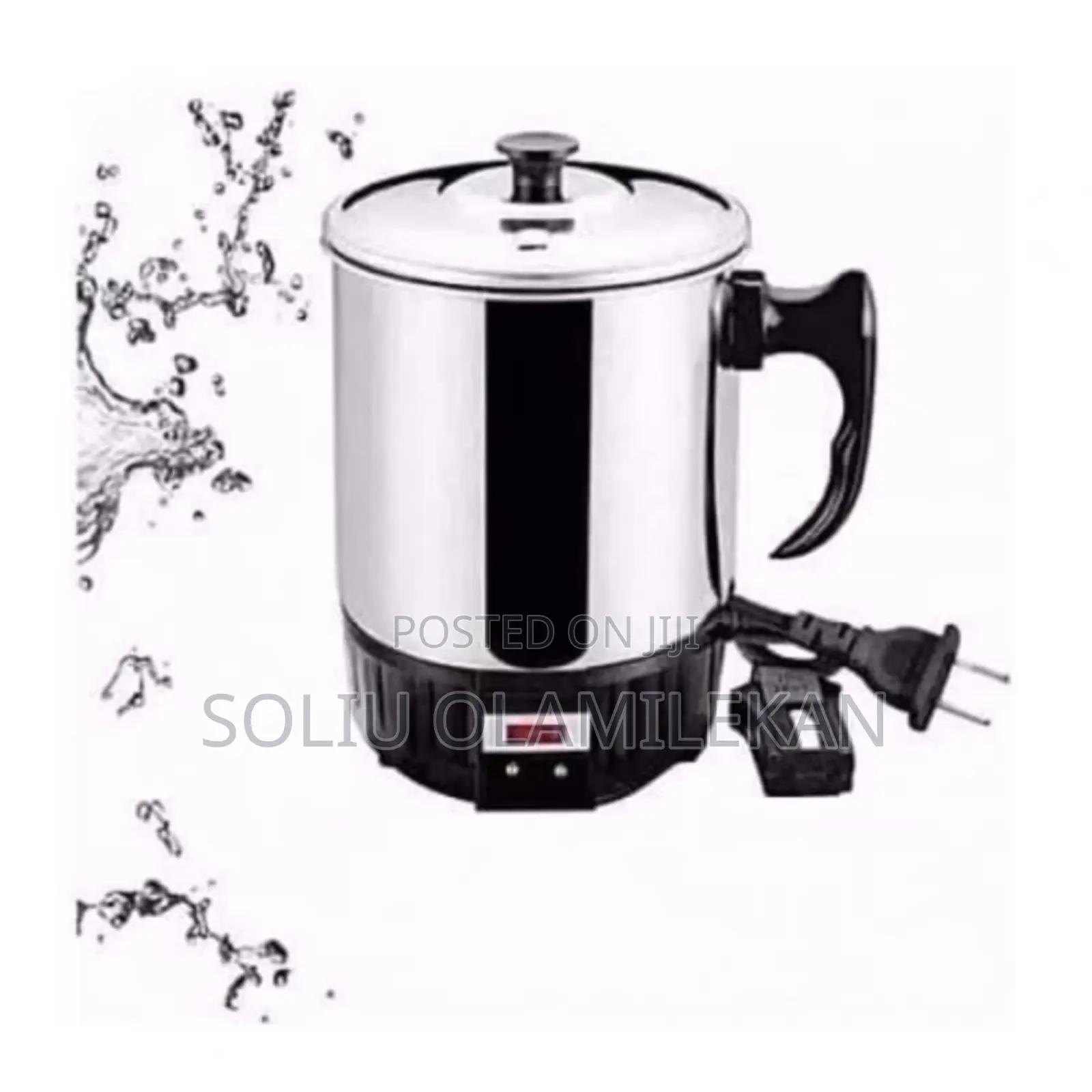 Mini Travel Stainless Steel Electric Kettle Jug - 12cm