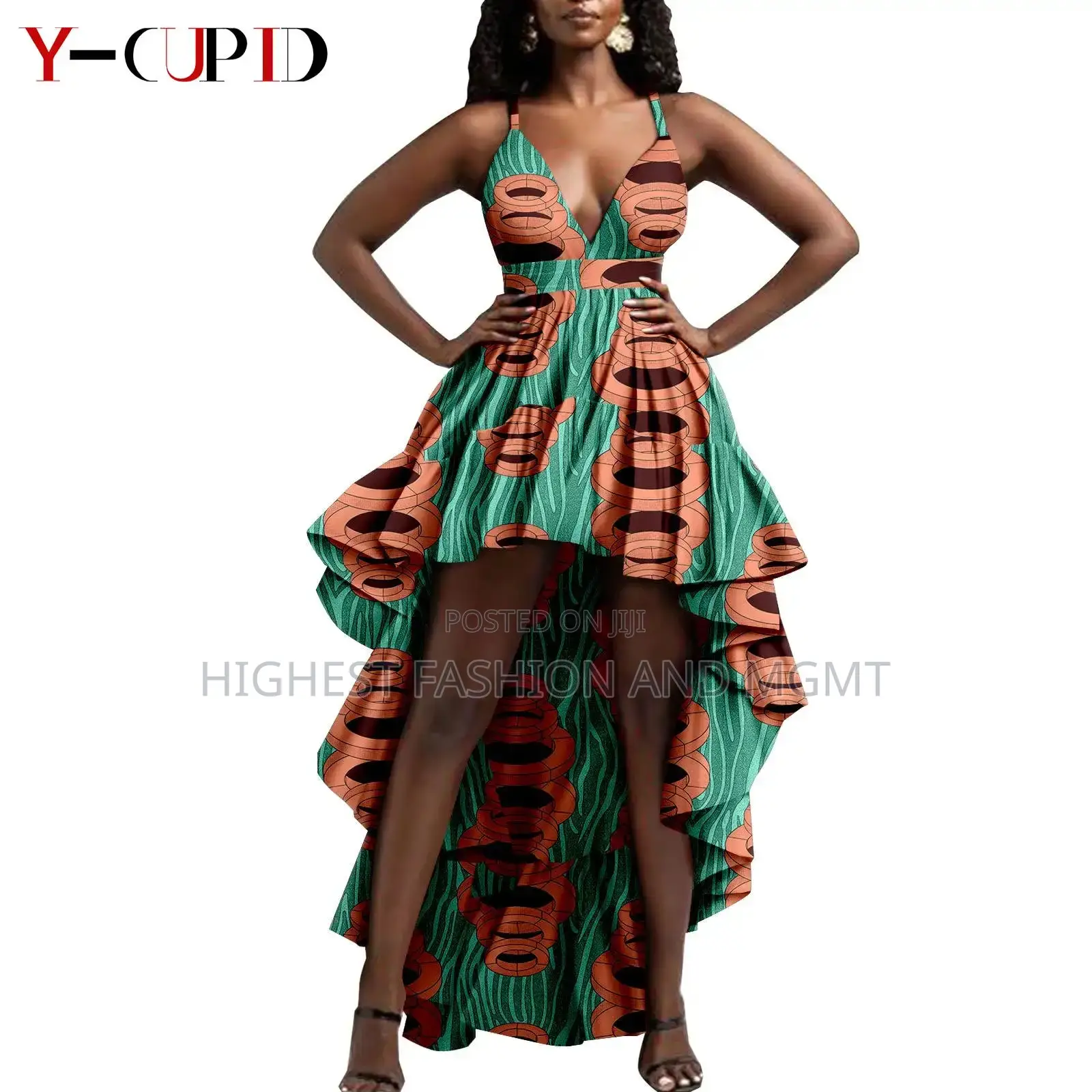 V Neck Gown and Long Sleeve Zipper Shirt
