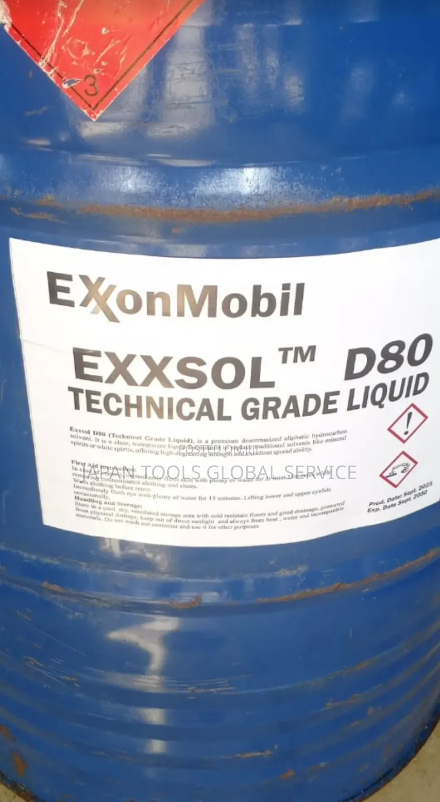 Exxonmobil Exxsol D80 Fluid Drum