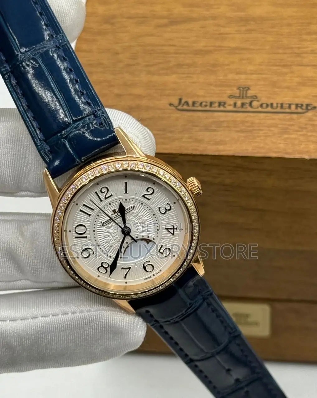 Jaeger-Lecoutlre Quality Luxury Female Genuine Leather Wristwatch