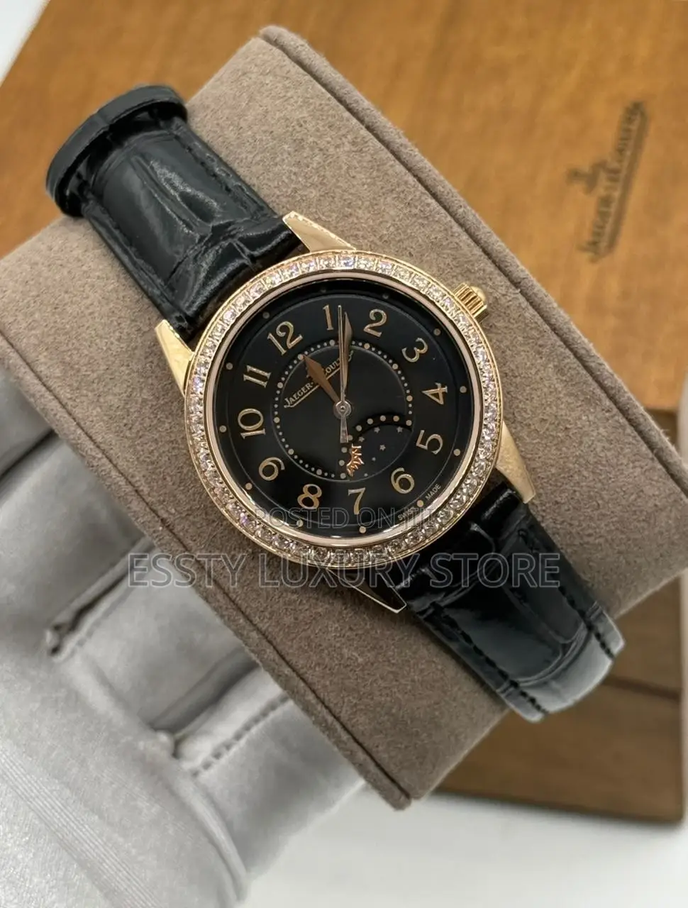 Jaeger-Lecoutlre Quality Luxury Female Genuine Leather Wristwatch