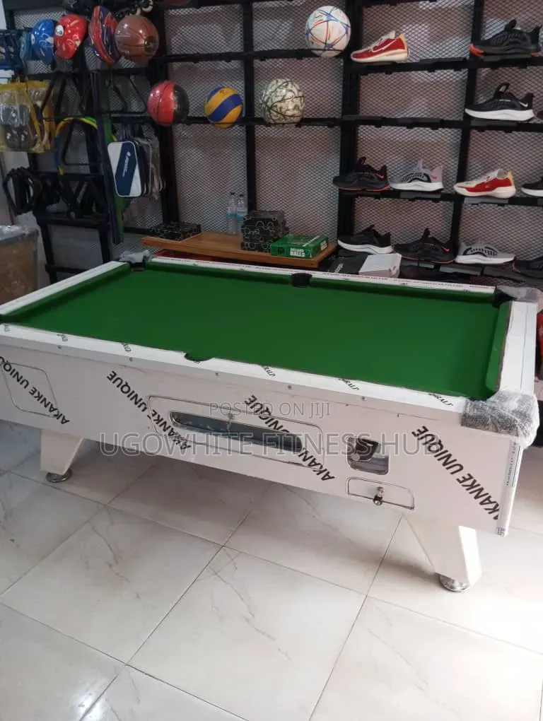 Kanke Unique Branded, 7ft HDF Marble and Coin-Operated Snooker Table