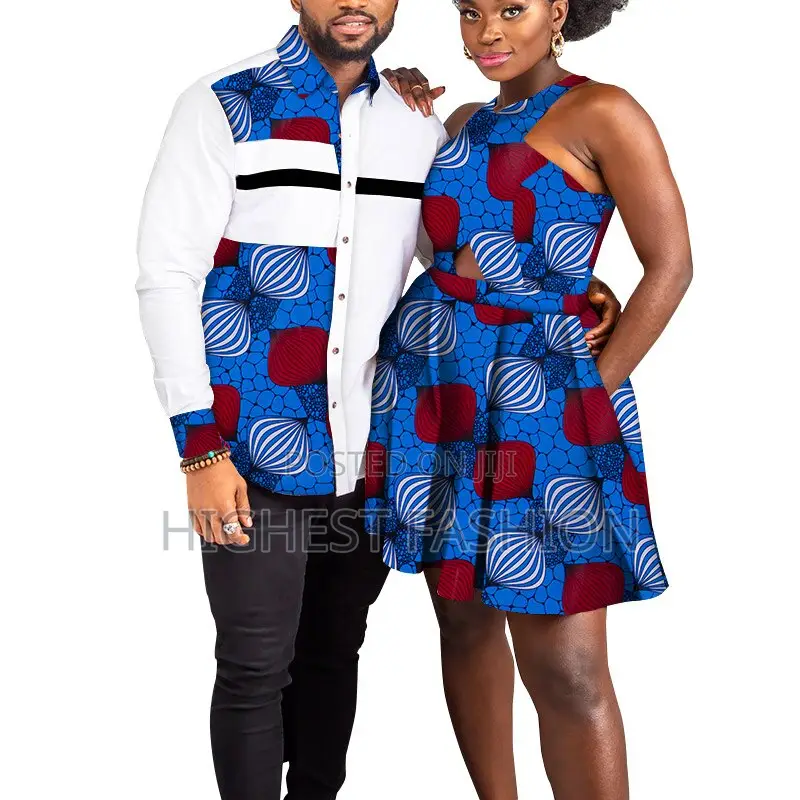 2 PCS African Couple Clothes