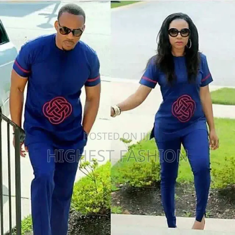 2 PCS Set African Clothing Suit Tops + Pants