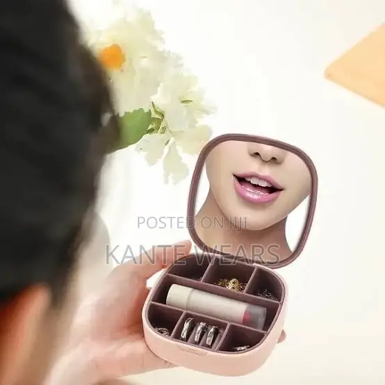 Jewelery Storage Box With Mirror