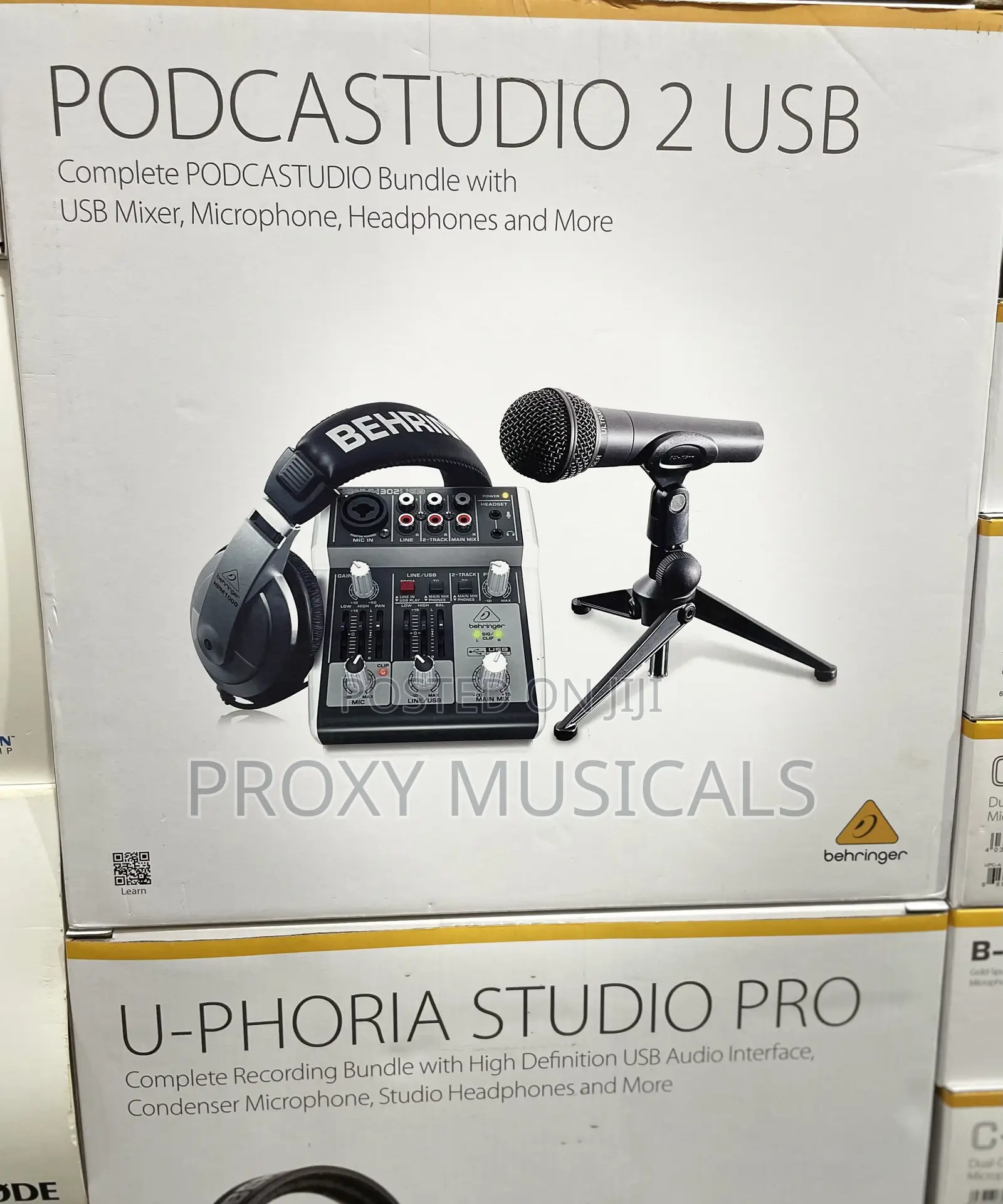 Behringer Podcastudio 2 Usb Podcasting Bundle