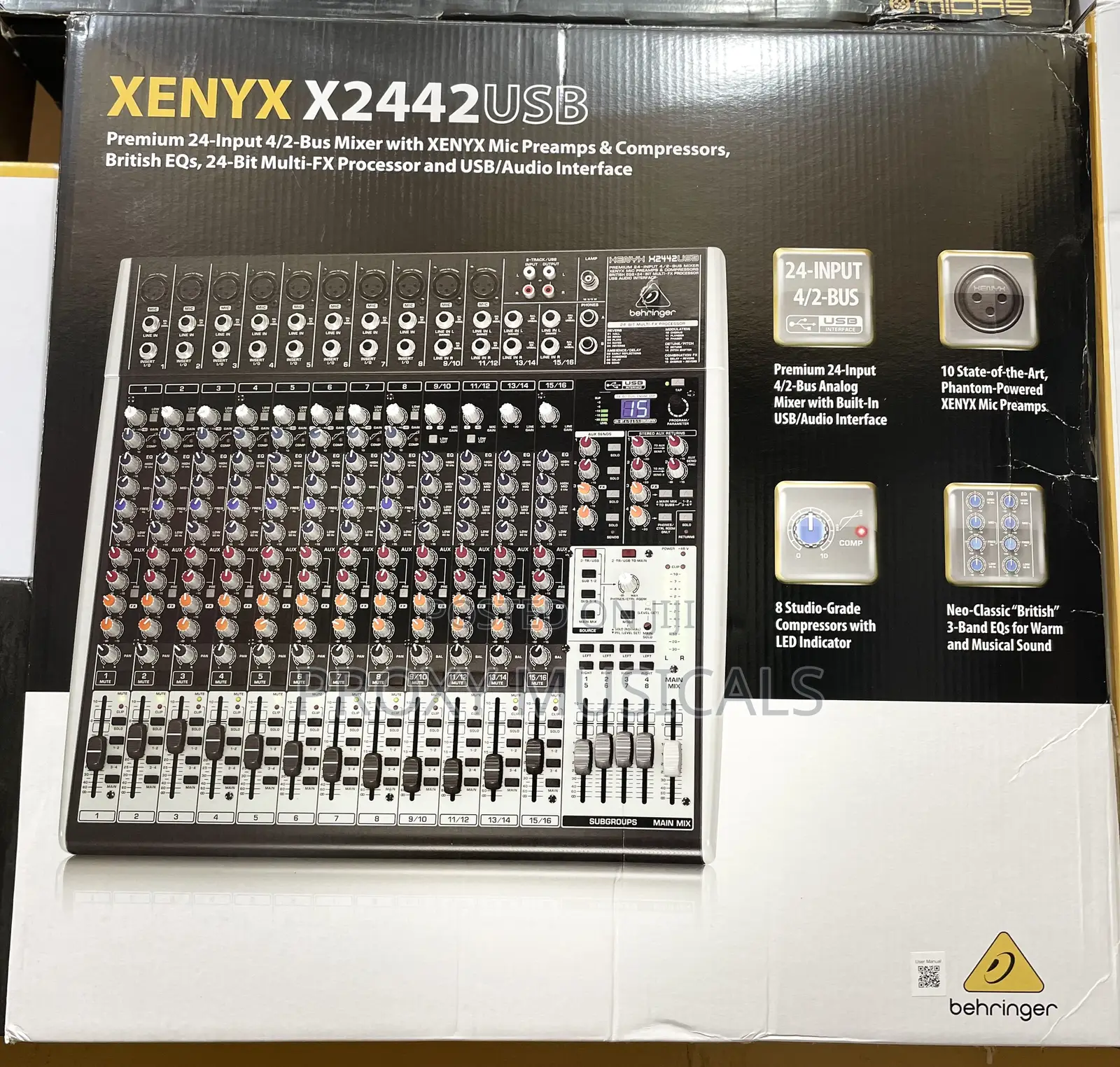 Behringer Xenyx X2442usb 24-Input 4/2-Bus Mixer