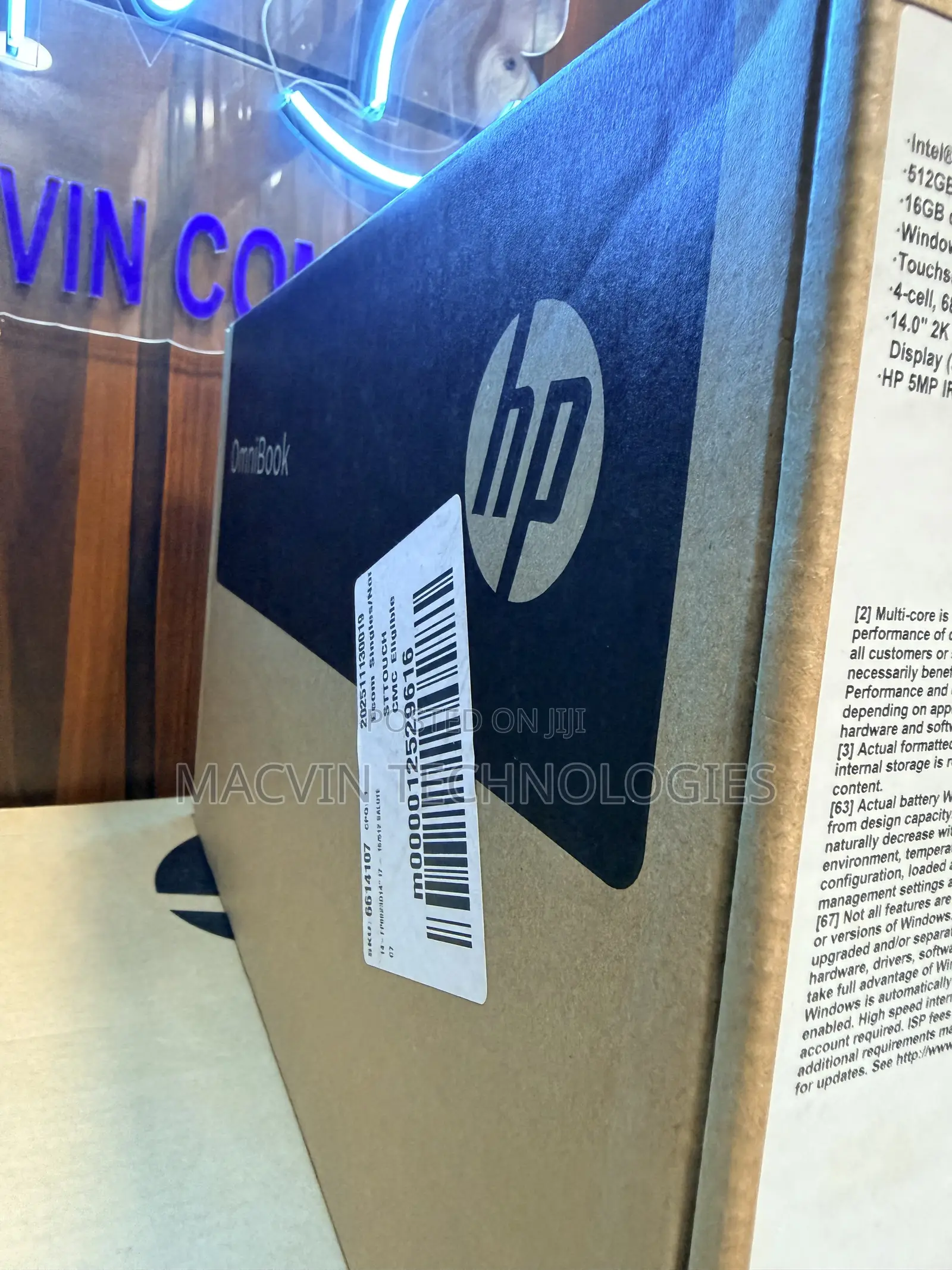 New Laptop HP Envy 14 16GB Intel Core 7 SSD 512GB