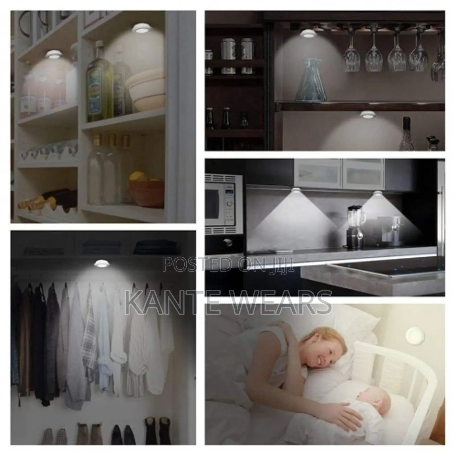 Under Cabinet Led Light With Remote Control - Set of 3