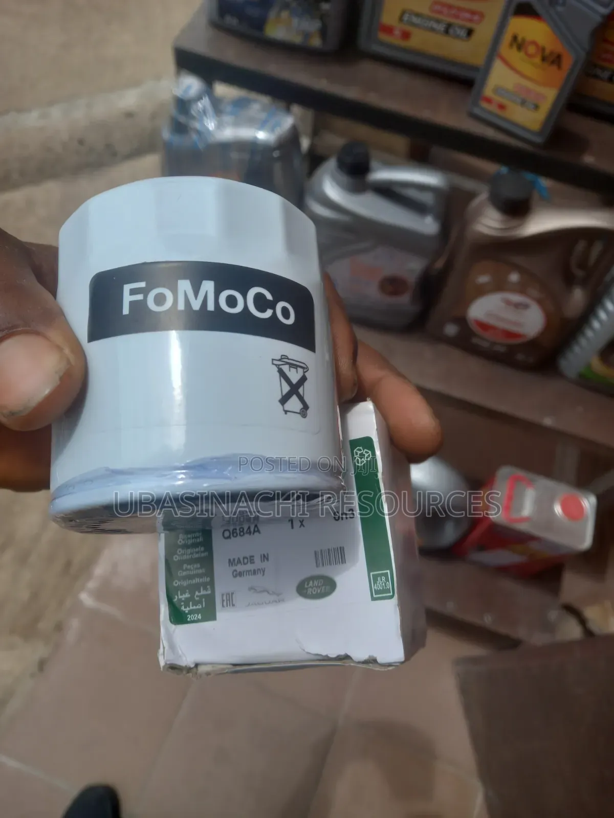 Range Rover Evoke, Oil Filter