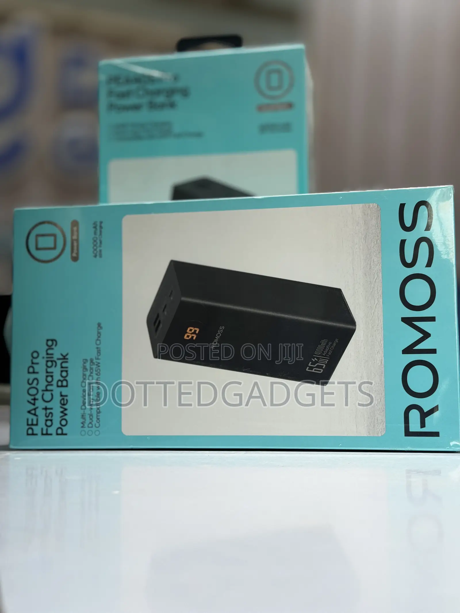 Romoss Pea40s Pro 40,000mah 65w Pd/Qc Super Fast Charging Power Bank