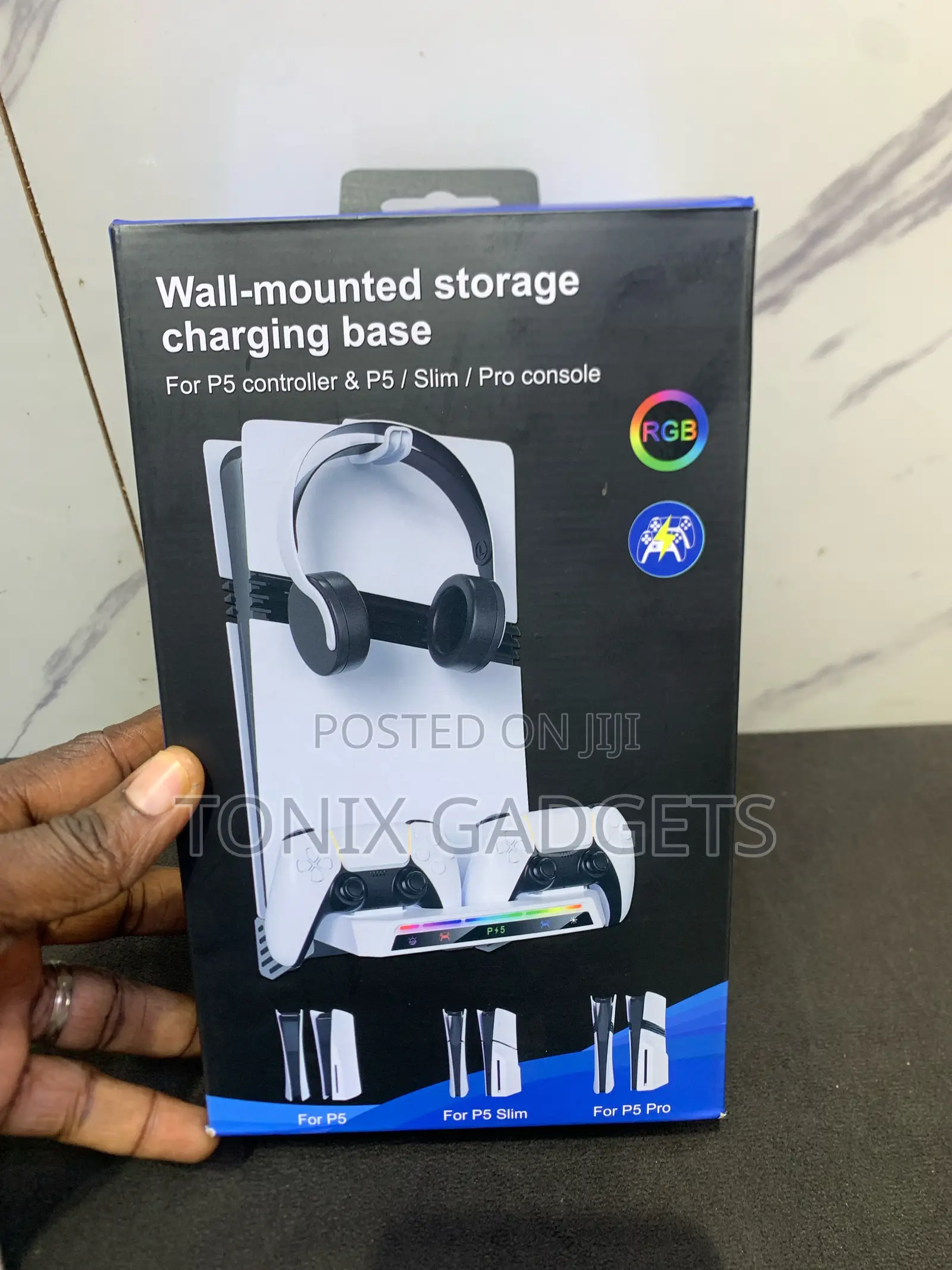 Ps5 Slim/Fat/Pro Wall Mounted Storage Charging Base