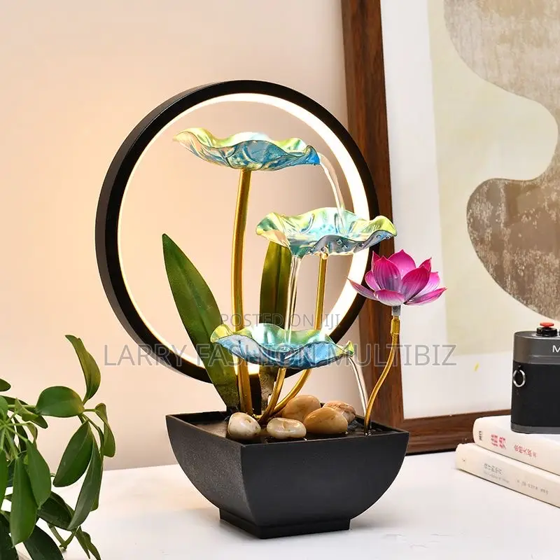 Led Lotus Water Fountain