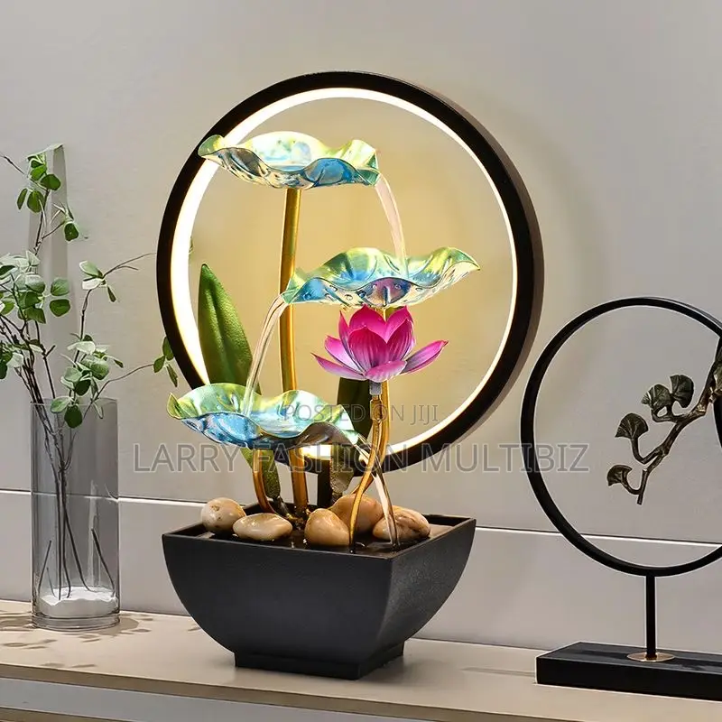 Led Lotus Water Fountain