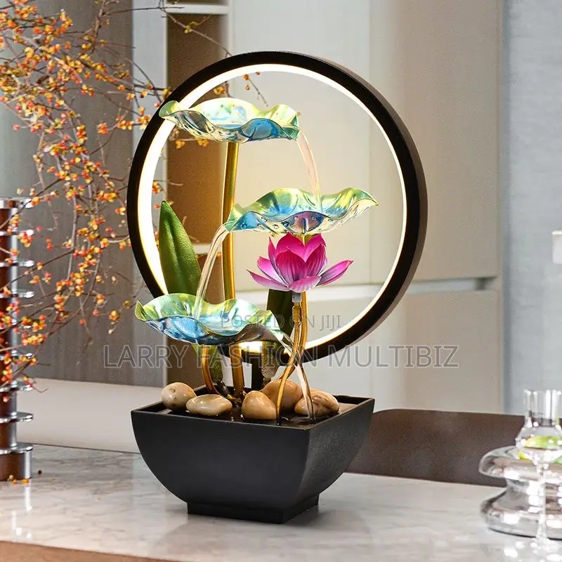 Led Lotus Water Fountain