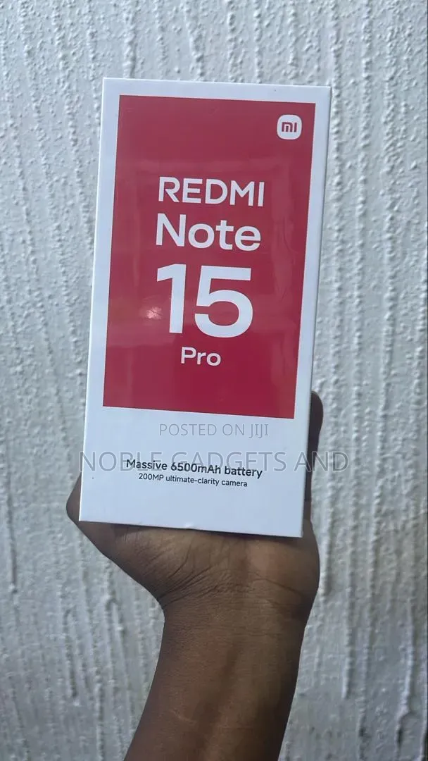 New Xiaomi Redmi Note 15 Pro 256 GB Black