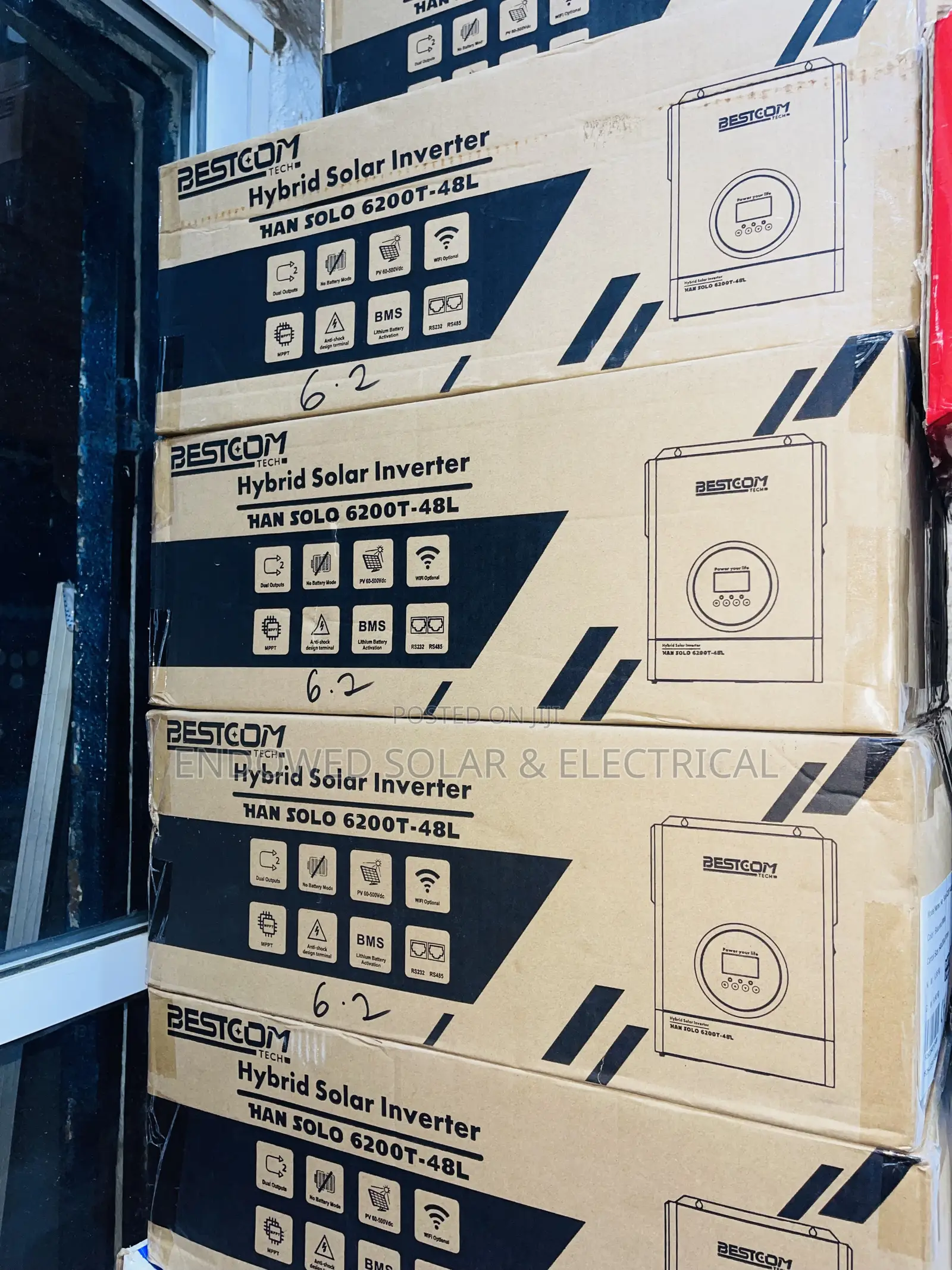 6.2kva 48v Bestcom Hybrid Solar Inverters Are Available