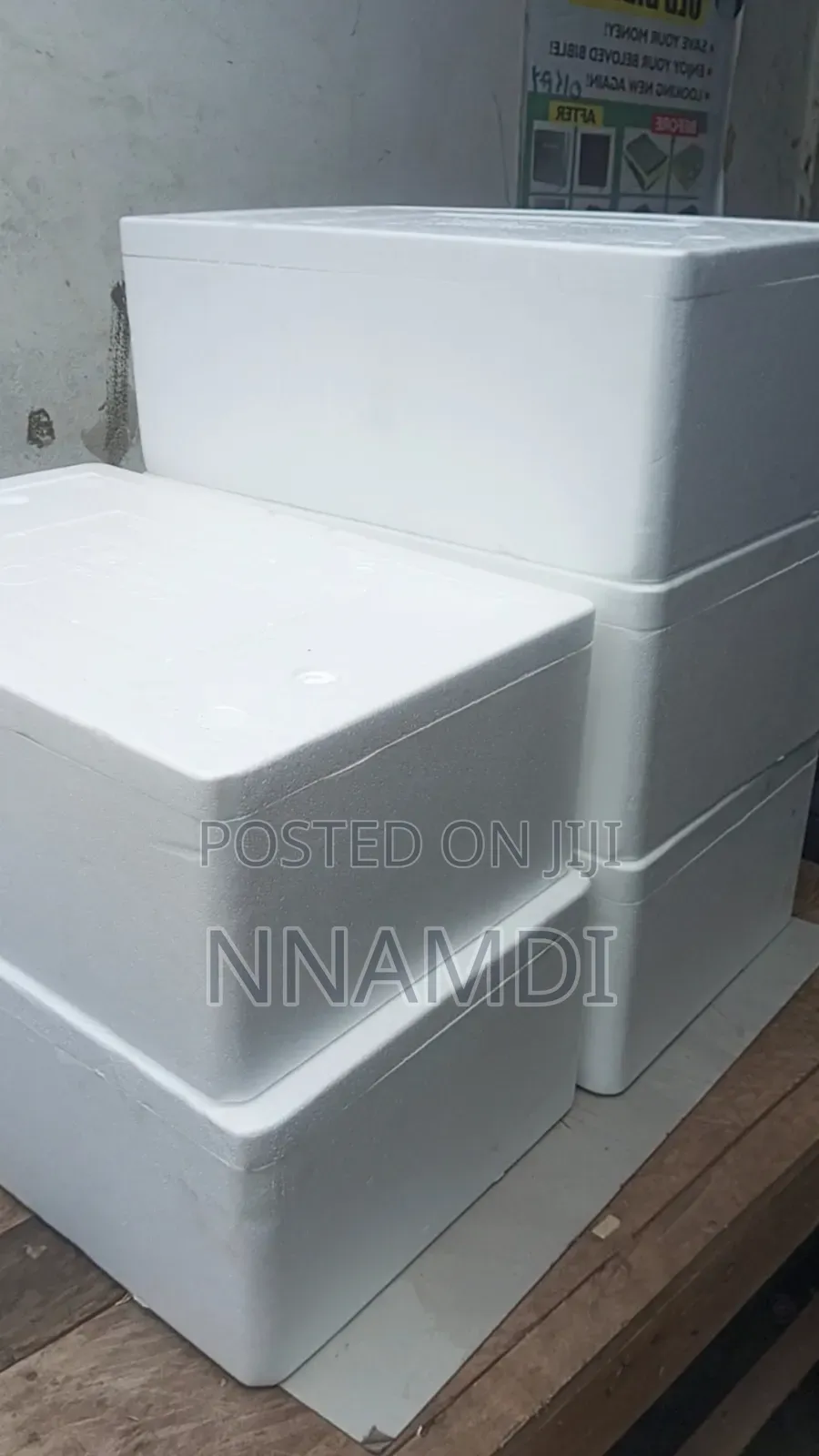 Styrofoam Cooler Available In Ogba Size 30litres