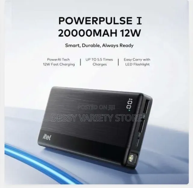 Itel Powerpulse A1160 20000mah Power-Bank