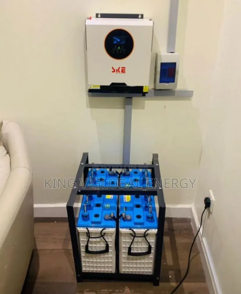 Set Up 3kva/24v Hybrid Inverter+2units 250ah/12v Tall Tubular Battery