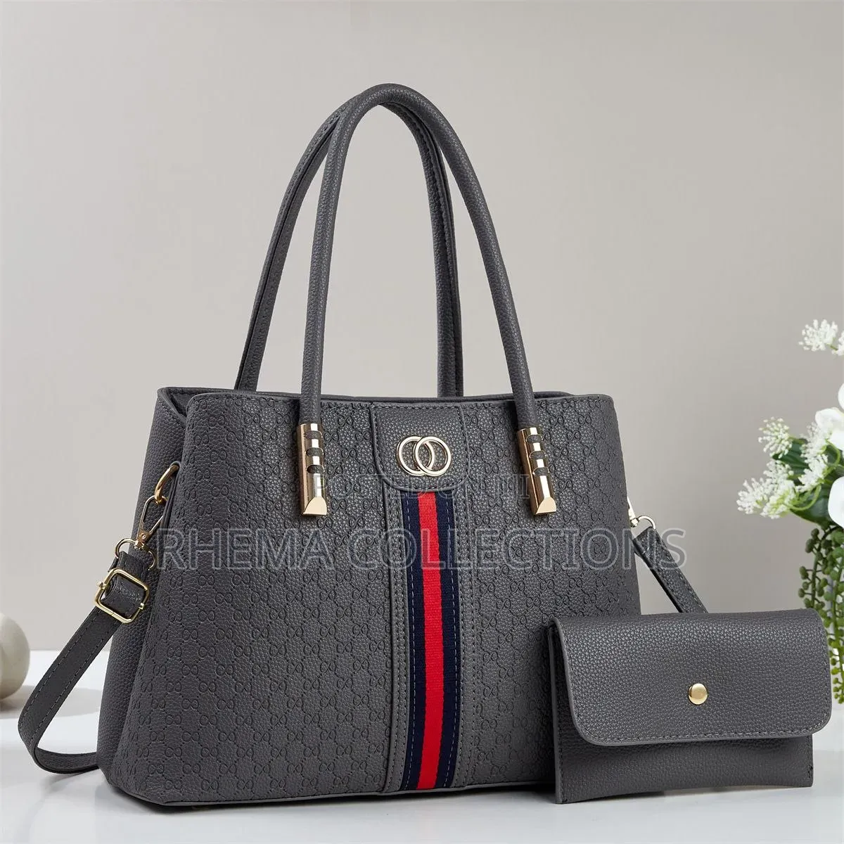 2in1 Classic Luxury Ladies Leather Bag