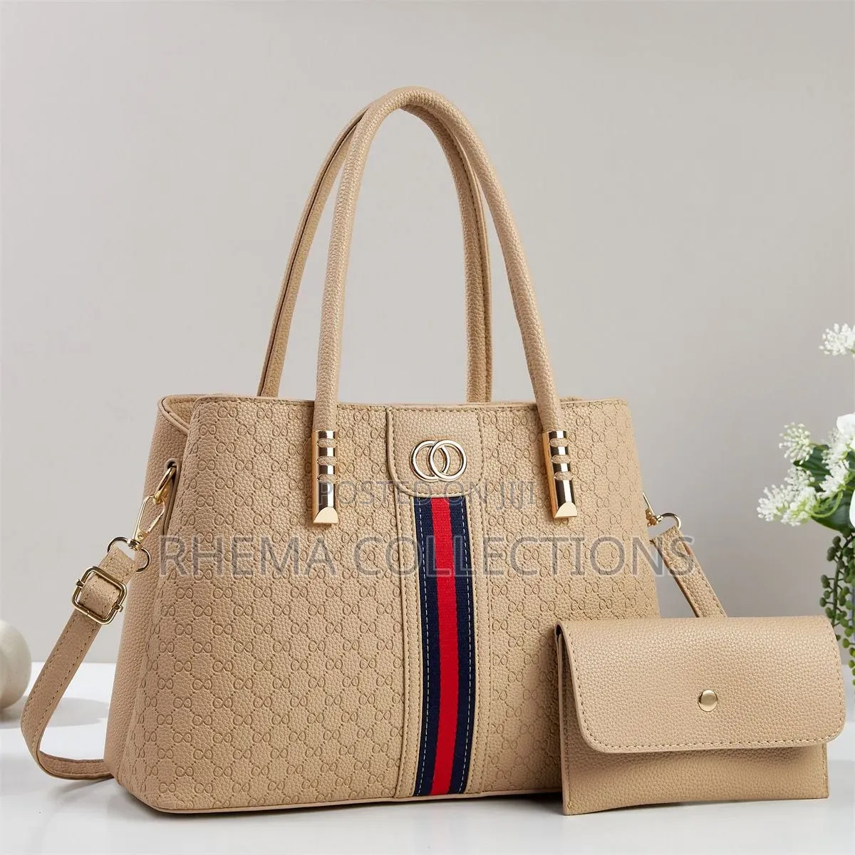 2in1 Classic Luxury Ladies Leather Bag