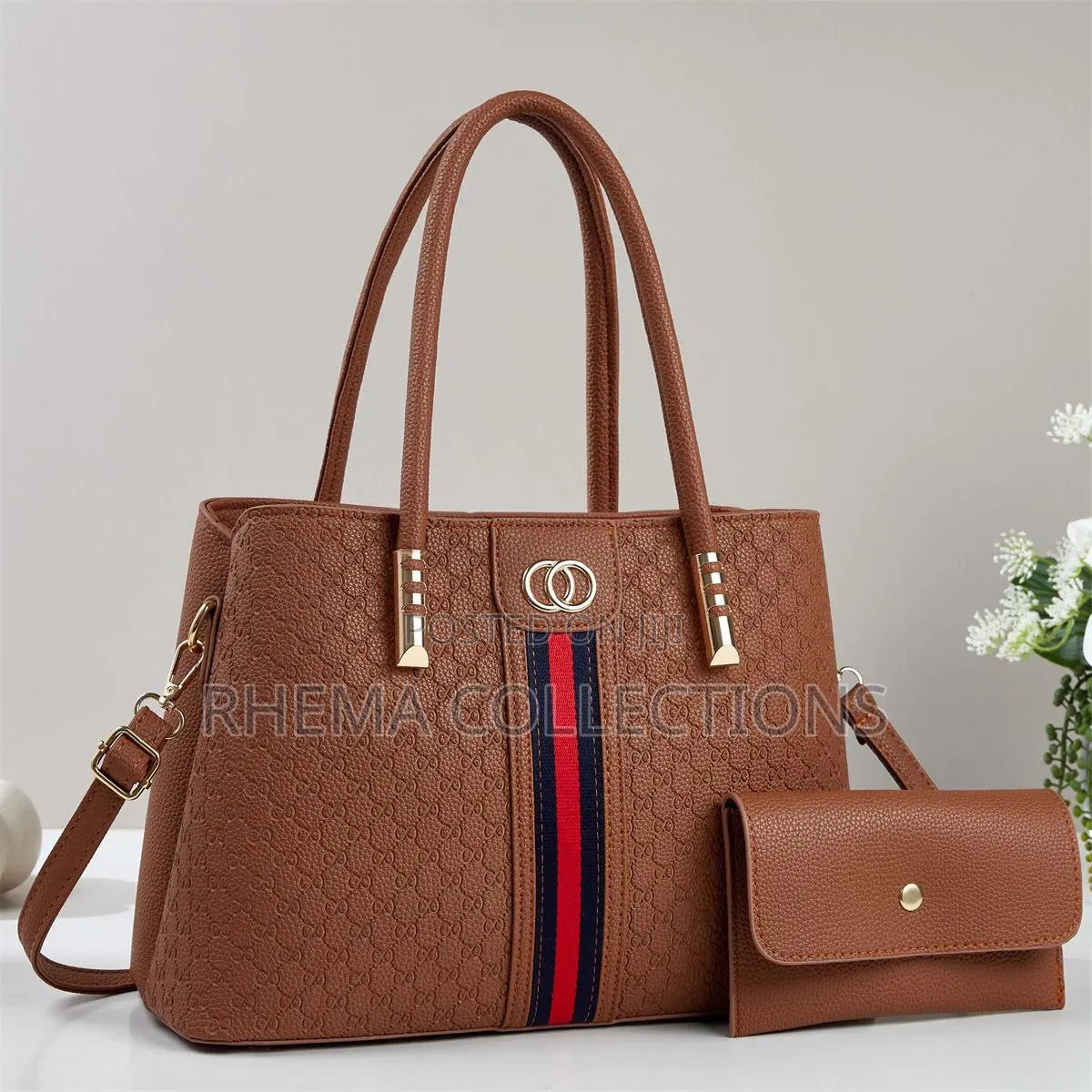 2in1 Classic Luxury Ladies Leather Bag