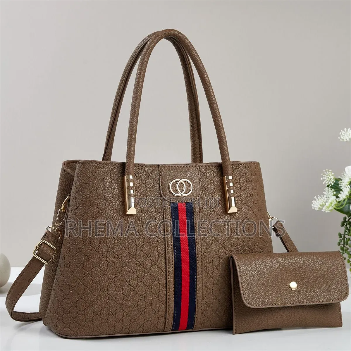 2in1 Classic Luxury Ladies Leather Bag