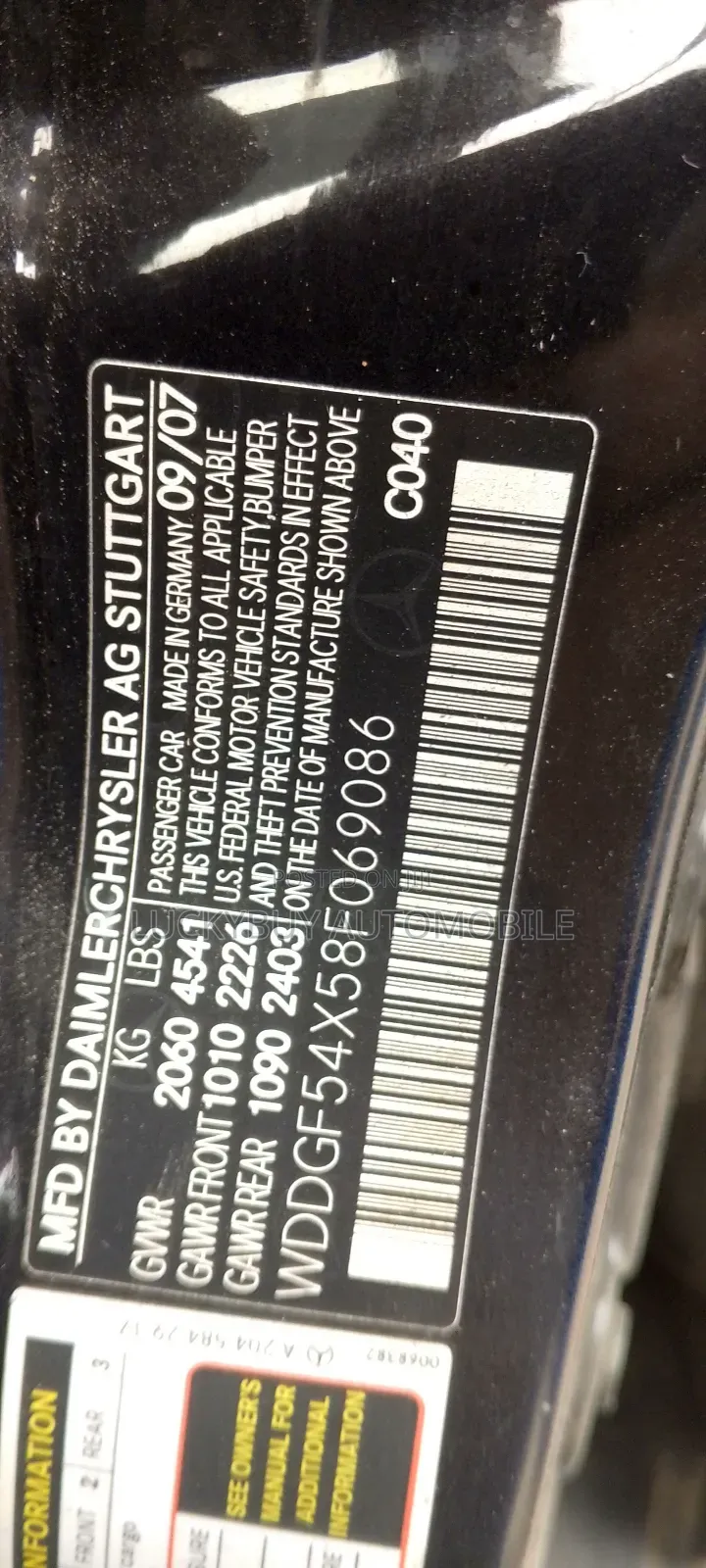 Mercedes-Benz C300 2009 Black