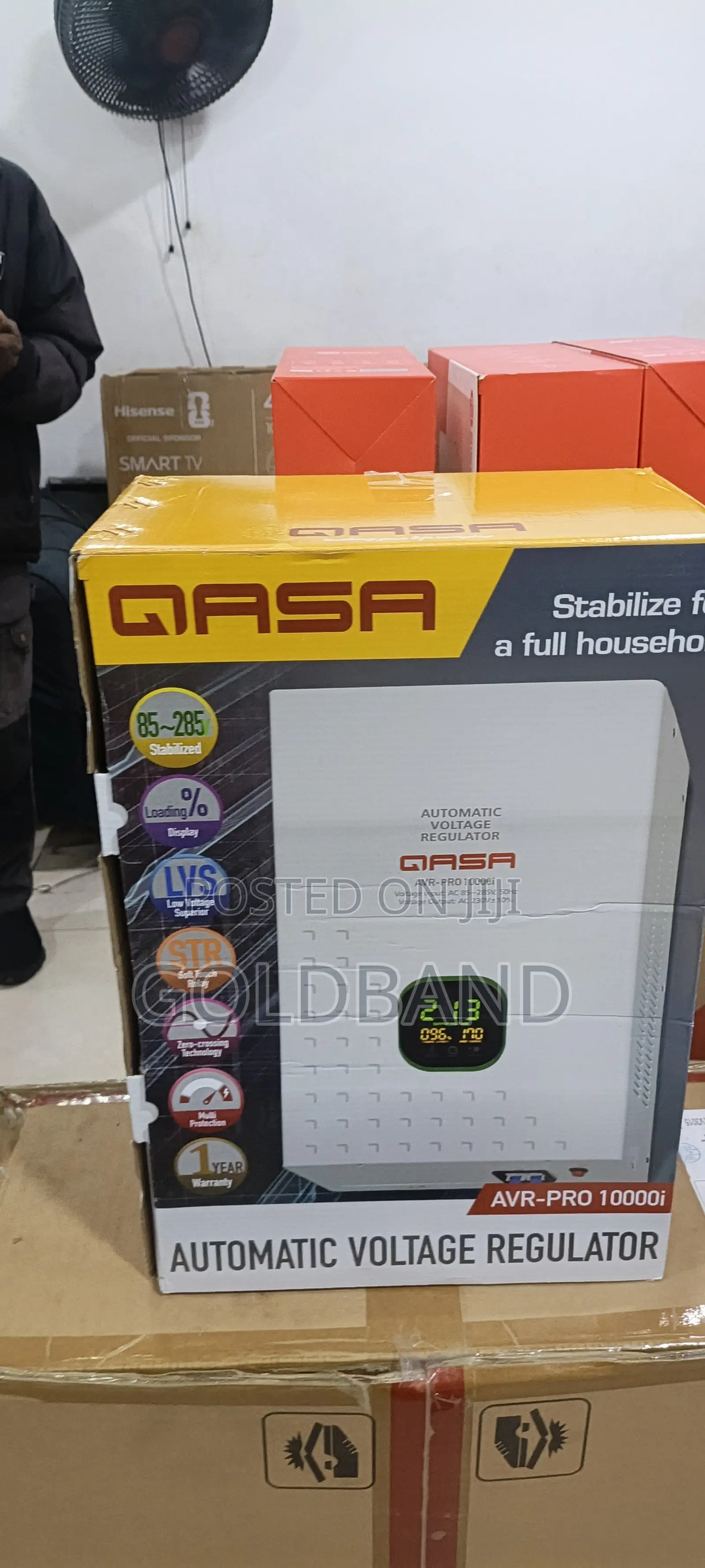 Qasa Wall Mounted Power Stabilizer 10000w