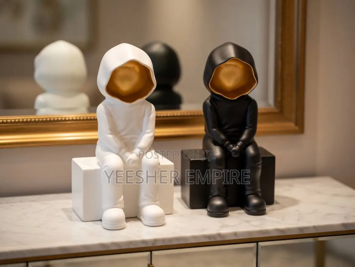Hoodie Man Decorative Statue