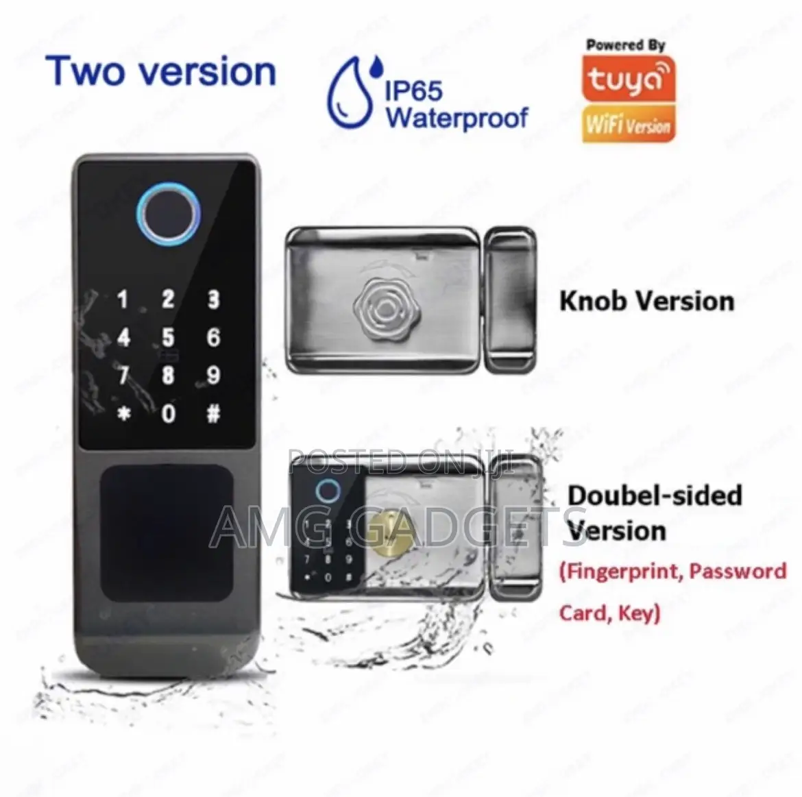Smart Water Resistance Gate Lock